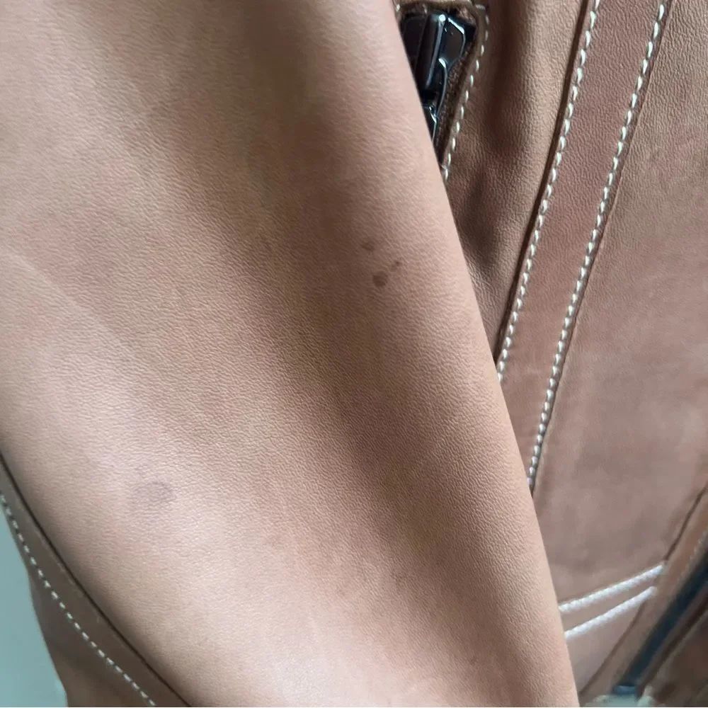 Marc New York Women's Brown Leather Jacket - Picture 8 of 9
